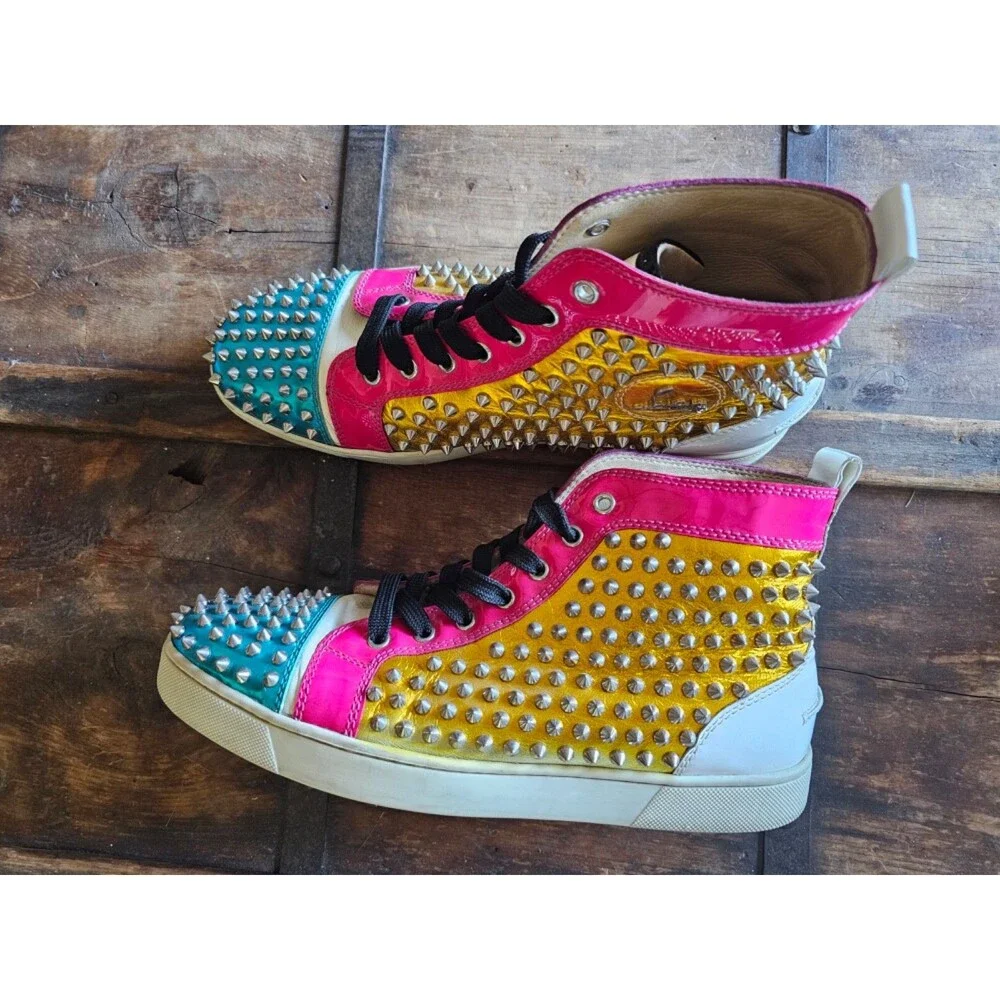 CHRISTIAN LOUBOUTIN spikes SNEAKERS - Size 42.5
